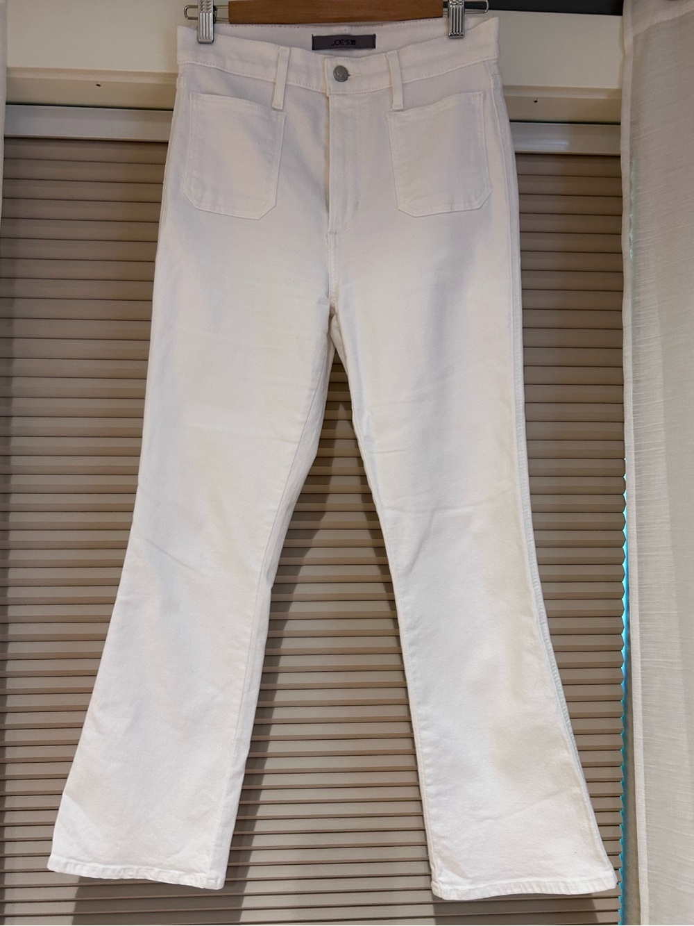 Joe’s High Rise White Jeans